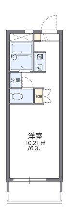 レオパレス谷津の物件間取画像